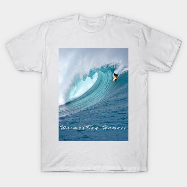 Waimea Bodyboarder T-Shirt T-Shirt by Sky Studio Hawaii